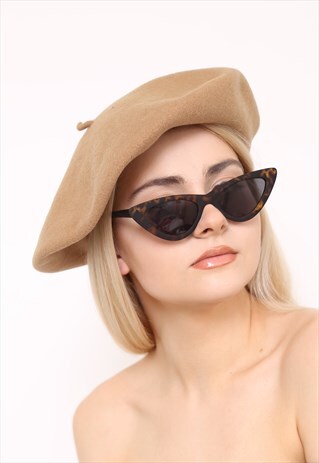 VINTAGE KANGOL BEIGE WOOL BERET