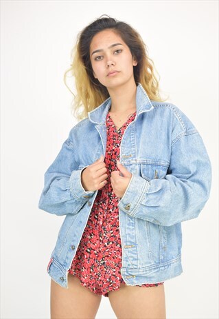 VINTAGE 90'S RG BROWNS DENIM JACKET