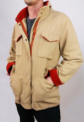 VINTAGE 90'S ETRO MILANO TAN JACKET