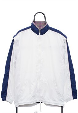 Vintage Adidas 90s White Gilet Jacket Womens