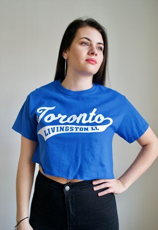 VINTAGE 80'S CROP TOP