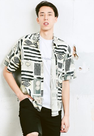 VINTAGE 90S PATTERNED SHIRT