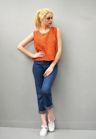 90'S RETRO BOHO FESTIVAL FLORAL ROSE PRINT CROP TOP
