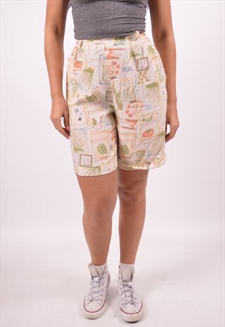 VINTAGE SHORTS CRAZY PRINT MULTI