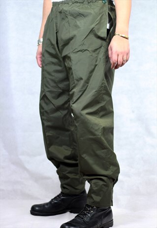 VINTAGE BELLSTAFF TRIALMASTER WATERPROOF KHAKI OVERTROUSERS