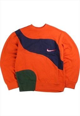Vintage 90's Nike Jumper / Sweater Rework Wavy Crewneck