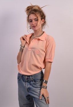 Vintage Converse Polo Shirt Orange