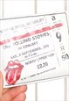 ROLLING STONES DISTRESSED PRINT WALLET