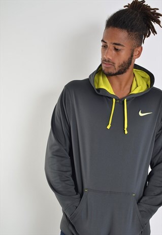 VINTAGE NIKE SWEATSHIRT HOODIE GREY