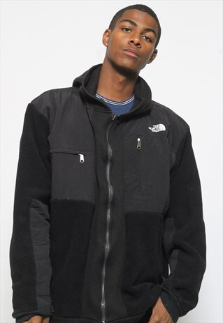 VINTAGE NORTH FACE HOODED DENALI FLEECE