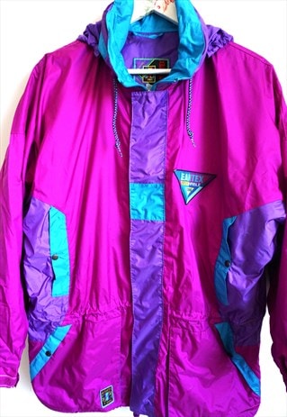 VINTAGE RAINCOAT WINDBREAKER PARACHUTE RAIN JACKET COAT