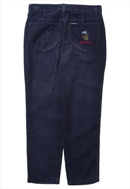 Vintage Best Company Navy Corduroy Trousers Womens