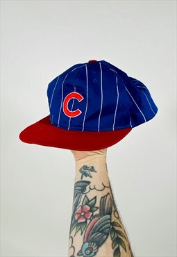 Vintage Rare Chicago Cubs Baseball Snapback Hat Starter Cap