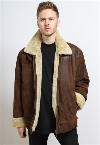 VINTAGE SUEDE AVIATOR JACKET