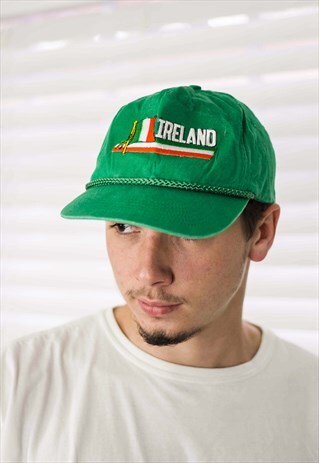 VINTAGE EMBROIDERED BASEBALL CAP HAT 90S X 2.8