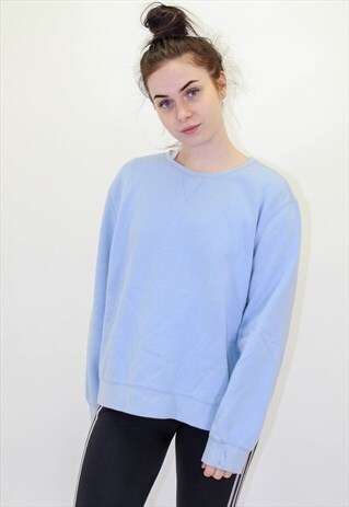 VINTAGE SWEATER SWEATSHIRT IN BLUE MEDIUM