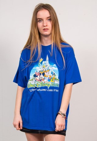 DISNEY WORLD MICKEY MOUSE T-SHIRT VINTAGE 90'S