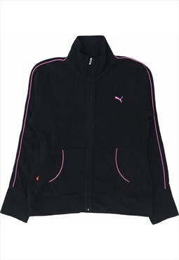 Vintage 90's Puma Fleece Track Jacket Retro Zip Up