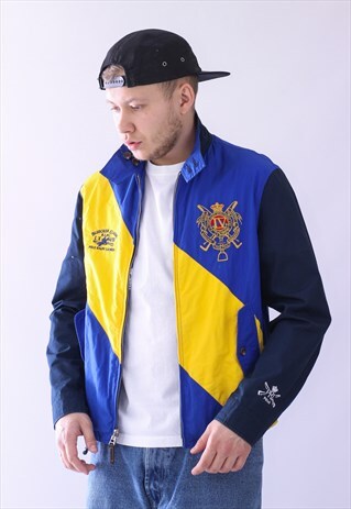VINTAGE MENS RALPH LAUREN REVERSIBLE HARRINGTON JACKET