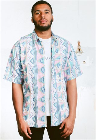 VINTAGE AZTEC PATTERN SHIRT