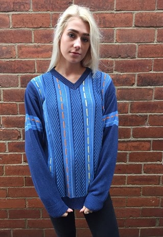 VINTAGE COOGI STYLE KNITTED JUMPER