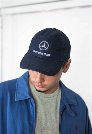 VINTAGE MERCEDES BENZ BASEBALL CAP LOGO 90S X 2.7