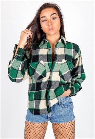 VINTAGE FLANNEL SHIRT S1254