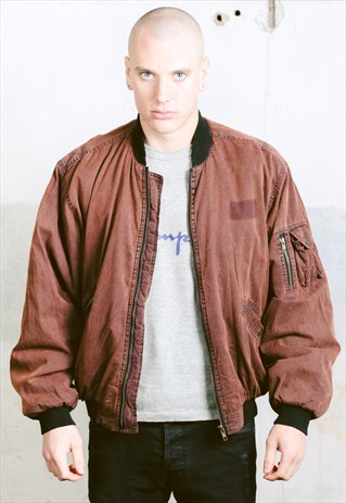 VINTAGE THICK BOMBER JACKET