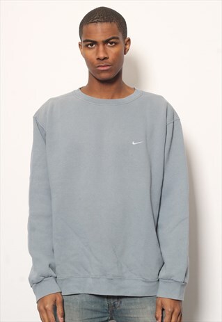 VINTAGE NIKE LOGO SWEATSHIRT PALE BLUE