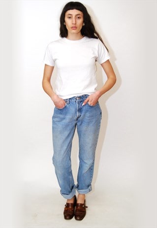 LEVIS 505 JEANS (UK 14) TROUSERS 90S VINTAGE STRAIGHT LEG 80