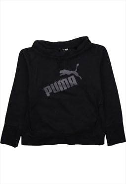 Vintage 90's Puma Jumper / Sweater Spellout Turtle Neck