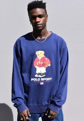 VINTAGE 90S POLO BEAR RALPH LAUREN SWEATSHIRT