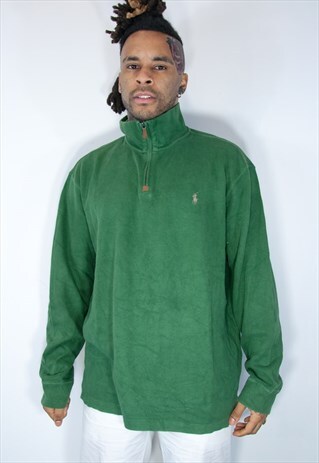 RALPH LAUREN 1/4 ZIP SWEATSHIRT
