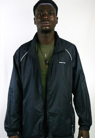 MENS VINTAGE REEBOK JACKET COAT LARGE FESTIVAL WINDBREAKER