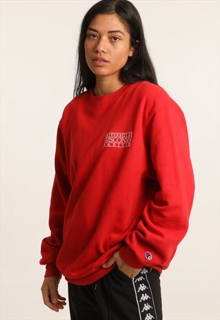 VINTAGE CHAMPION EMBROIDERED SWEATSHIRT