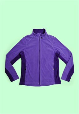 Vintage 90's CRIVIT Trekking Ski Purple Fleece Jacket