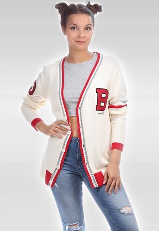VINTAGE 90S LETTERMAN CARDIGAN