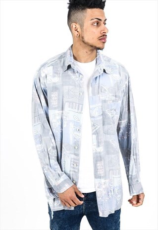 VINTAGE PATTERNED SHIRT S382