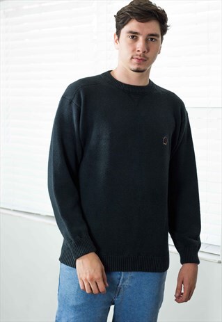 VINTAGE TOMMY HILFIGER JUMPER SWEATER LOGO 90S M 26.7