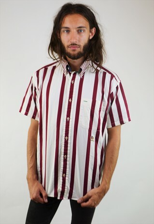 VINTAGE 90'S TOMMY HILFIGER STRIPE SHIRT