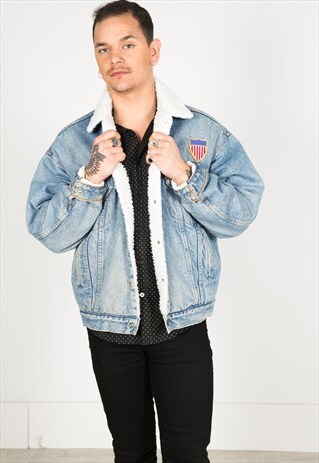 LAST UNIT SALE / VINTAGE 80S LEVI'S WINTER SHEEPSKIN JACKET