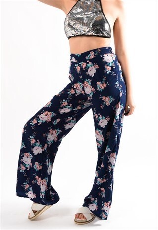 VINTAGE PATTERNED FESTIVAL TROUSERS