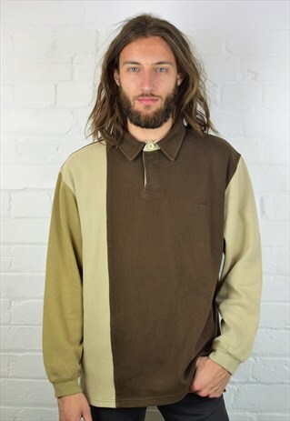 VINTAGE 90'S 1/4 BUTTON SWEATSHIRT
