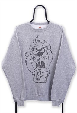 Vintage Grey Looney Tunes Taz Sweatshirt