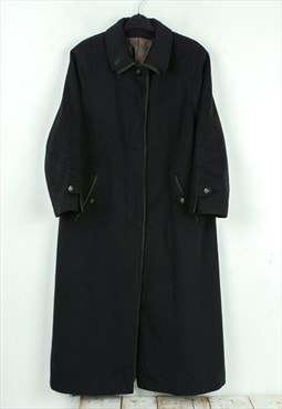 Alpaca Loden Wool Coat Overcoat Trachten Jacket Winter Black