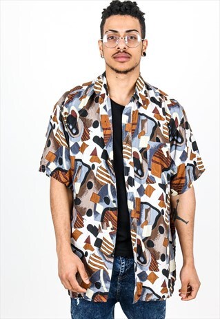 VINTAGE PATTERNED SHIRT S209