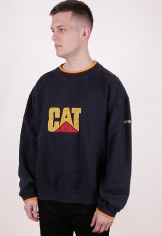 90S VINTAGE CAT SWEATSHIRT AA9908