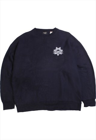 VINTAGE CSI SWEATSHIRT CSI CREWNECK NAVY BLUE LARGE