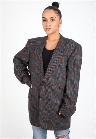 VINTAGE UNBRANDED BLAZER JACKET J799