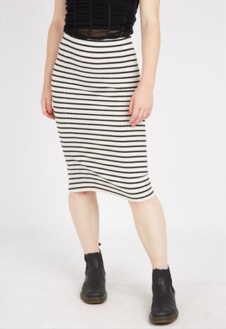 VINTAGE STRIPED BENETTON SKIRT